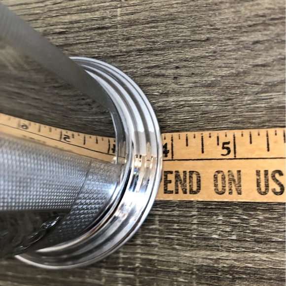 Vtg Chrome Preserve Jar with Cream Knob - Picture 10 of 11